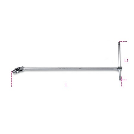 Beta Swivel T-Handle, 1/2" Drive 009200850