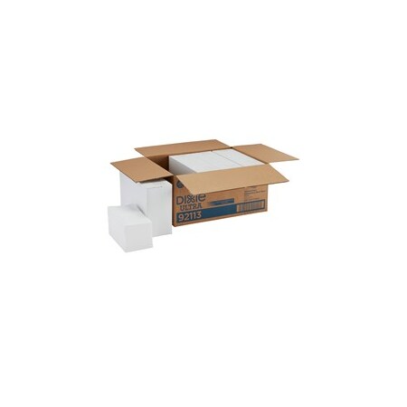 Dixie Ultra 1/6-Fold Linen Replacement Napkin by GP PRO GEORGIA-PACIFIC White; 92113; 200 Napkins Per Box; 4 Boxes Per Case (800 Total)