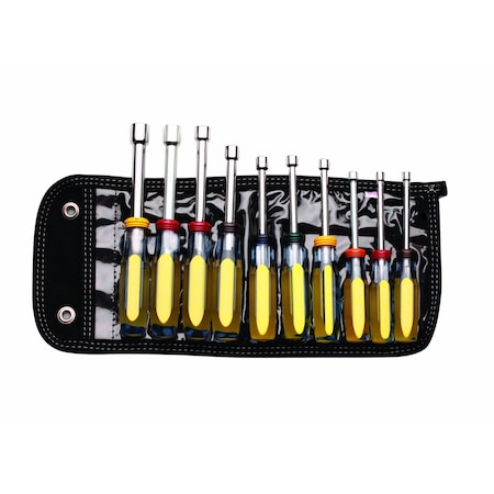 Wright Tool Nut Driver 10 Piece Set Hollow Shaft w/P 9214