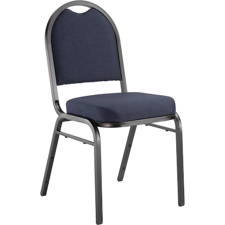 National Public Seating Stacking Chair, 9200 Series, Fabric Blue 9254-BT
