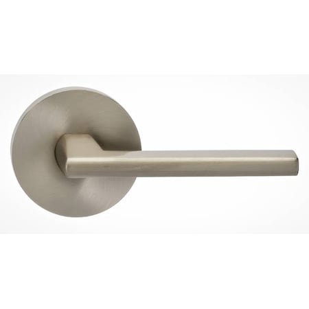 Omnia Modern Rose Pass Lever 2-3/4" BS Full Lip Strike Satin Nickel 925 925MD/234F.PA15