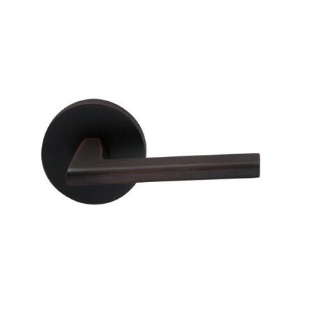 Omnia Modern Rose Pass Lever 2-3/4" BS Full Lip Strike Tuscan Bronze 925 925MD/234F.PATB