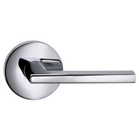 Omnia Modern Rose Passage Lever 2-3/8" Backset, T Strike Bright Chrome 925 925MD/238T.PA26