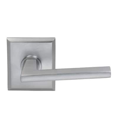 Omnia Rectangular Rose Priv Lever 2-3/8" BS Full Lip Strike Satin Chrome 925 925RT/238F.PR26D