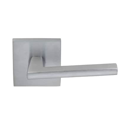 Omnia Square Rose Priv Lever 2-3/4" BS Full Lip Strike Satin Chrome 925 925SQ/234F.PR26D