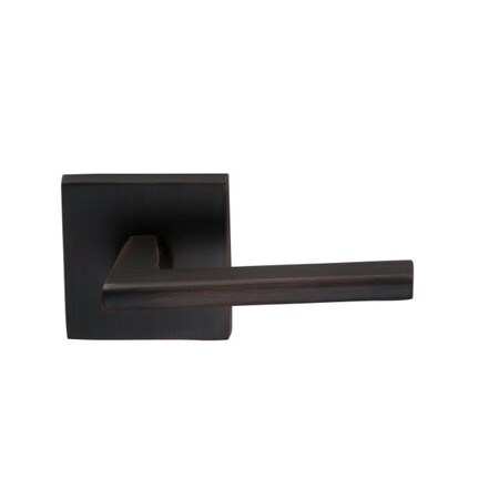 Omnia Square Rose Privacy Lever 2-3/4" Backset, T Strike Tuscan Bronze 925 925SQ/234T.PRTB