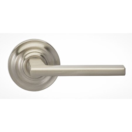 Omnia Traditional Rose Pass Lever 2-3/4" BS T Strike Satin Nickel 925 925TD/234T.PA15