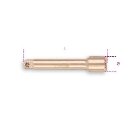 Beta Spark-Proof 3/4" Extension Bar 009260872