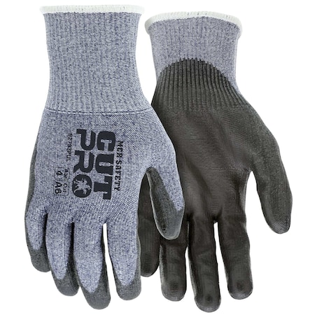 Mcr Safety Cut Resistant Gloves, Black/Blue, XXS, PR VP92793PUXXS