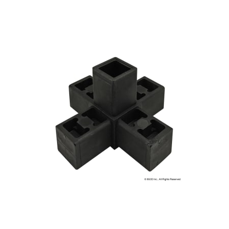 80/20 Junction, 5 Way - Black 9280