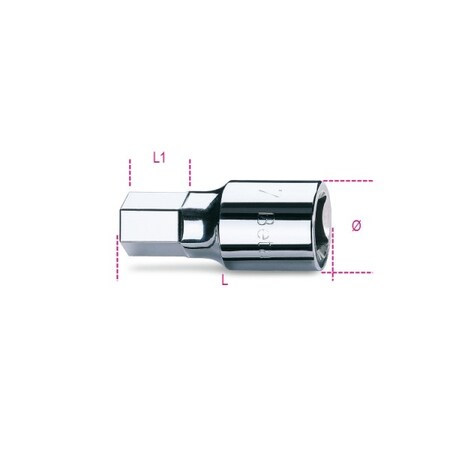 Beta 3/4" Drive, 22mm Metric Socket, 6 Points 009280522