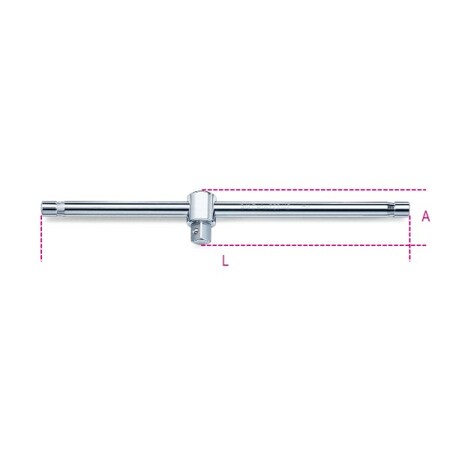Beta Slide T-Handle, 3/4" Drive 009280850