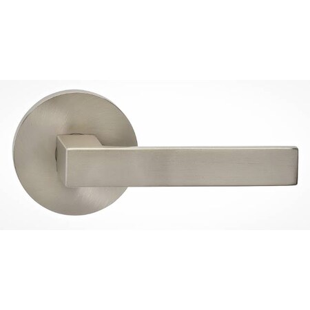 Omnia Modern Rose Passage Lever 2-3/4" Backset, T Strike Satin Nickel 930 930MD/234T.PA15
