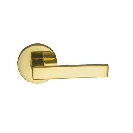 Omnia Modern Rose Passage Lever 2-3/4" Backset, T Strike Bright Brass 930 930MD/234T.PA3