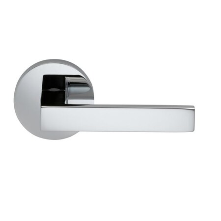 Omnia Modern Rose Passage Lever 2-3/4" Backset, T Strike Bright Chrome 930 930MD/234T.PA26
