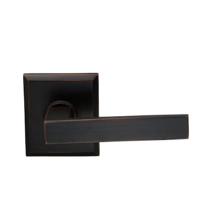 Omnia Rectangular Rose Priv Lever 2-3/4" BS T Strike Tuscan Bronze 930 930RT/234T.PRTB