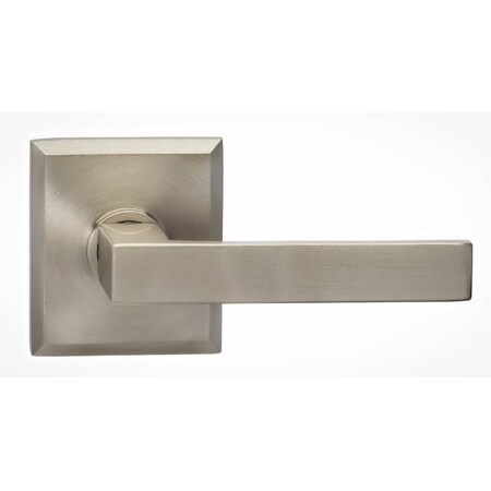 Omnia Rectangular Rose Pass Lever 2-3/8" BS Full Lip Strike Satin Nickel 930 930RT/238F.PA15