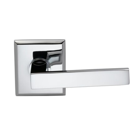 Omnia Rectangular Rose Priv Lever 2-3/4" BS T Strike Bright Chrome 930 930RT/234T.PR26