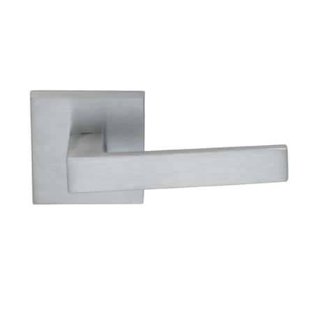 Omnia Square Rose Priv Lever 2-3/4" BS Full Lip Strike Satin Chrome 930 930SQ/234F.PR26D