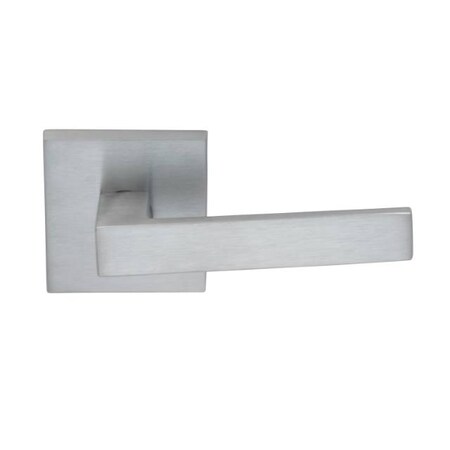 Omnia Square Rose Pass Lever 2-3/8" BS Full Lip Strike Satin Chrome 930 930SQ/238F.PA26D