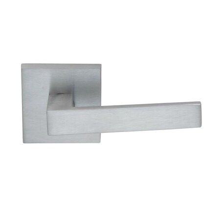 Omnia Square Rose Pass Lever 2-3/4" BS Full Lip Strike Satin Chrome 930 930SQ/234F.PA26D