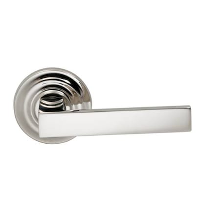 Omnia Traditional Rose Priv Lever 2-3/8" BS T Strike Bright Nickel 930 930TD/238T.PR14