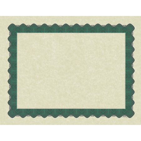 Great Papers Certificate Green Metallic Border, PK25 934225