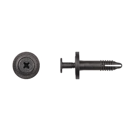 Disco Blk Nyln Phllp Screw Ret 1/4" Hole Size 1 3/32" Stem PK15 9343PK