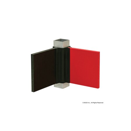 80/20 Section Panel Retainer, 2 Way, 72.5" 9356