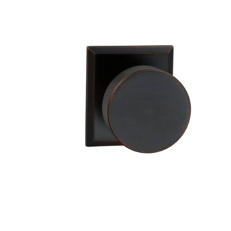 Omnia Single Dummy Knob Tuscan Bronze 935 with Rectangular Rose 935RT/0.SDTB