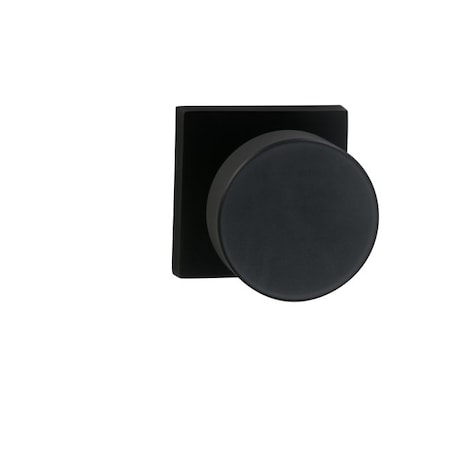 Omnia Square Rose Pass Knob 2-3/4" BS Full Lip Strike Oil Rubbed Bronze 935 935SQ/234F.PA10B