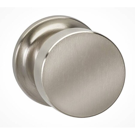 Omnia Traditional Rose Pass Knob 2-3/4" BS T Strike Satin Nickel 935 935TD/234T.PA15