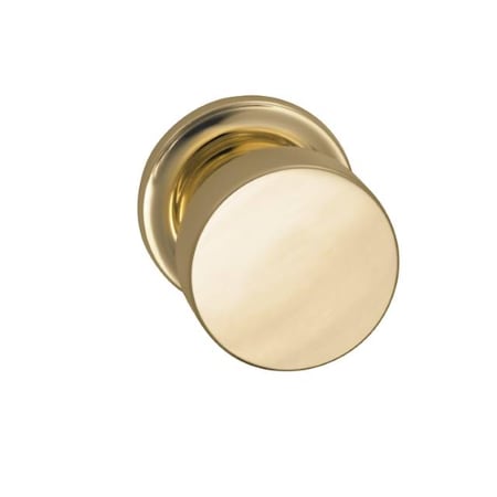 Omnia Traditional Rose Pass Knob 2-3/4" BS T Strike Bright Brass 935 935TD/234T.PA3
