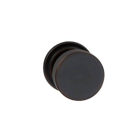 Omnia Traditional Rose Pass Knob 2-3/8" BS Full Lip Strike Tuscan Bronze 935 935TD/238F.PATB