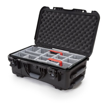 Nanuk Cases Case with Padded Divider, Black, 935S-020BK-0A0 935S-020BK-0A0