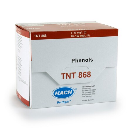 Hach Chemical Co Tnt+ Hach Phenol Vial Test TNT868