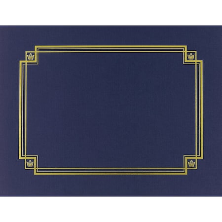 Great Papers Certificate Cover Linen, Navy with, PK3 938903