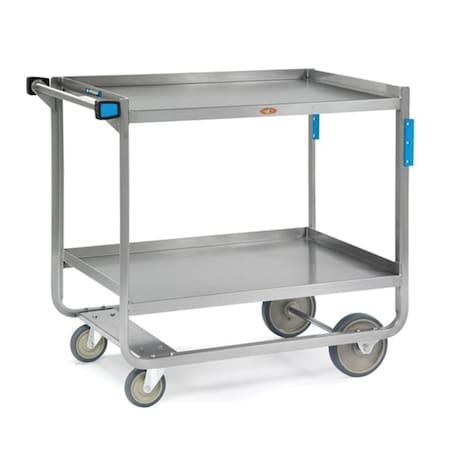 Lakeside Stainless Steel Utility Cart; 1,000 Lb Capacity, 2 Shelf, 18"x27" 938