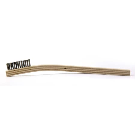 Brush Research Manufacturing 93AW .006 Stainless Steel Scratch Brush, .437 Trim, 7-3/4"OAL 93AW
