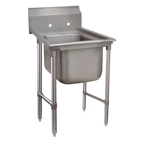 Advance Tabco Sink, One Compartment, 24 Front-To-Back 93-41-24