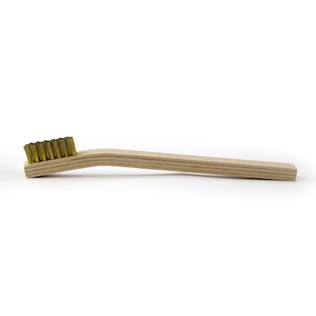 Brush Research Manufacturing 93A-B375 Scratch Brush 3 Rows, .006 Brass, .500 Trim, 7.75 OAL 93AB375