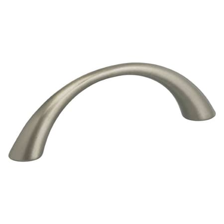 Omnia Center to Center Modern Arched Cabinet Pull Satin Nickel 2-1/2" 9400/64.15