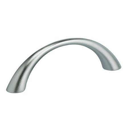 Omnia Center to Center Modern Arched Cabinet Pull Satin Chrome 2-1/2" 9400/64.26D