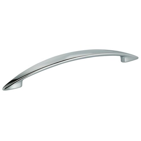Omnia Center to Center Modern Cabinet Pull Bright Chrome 6-1/2" 9406/165.26