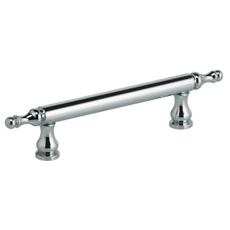 Omnia Center to Center Spindle Cabinet Pull Bright Chrome 3" 9408/76.26
