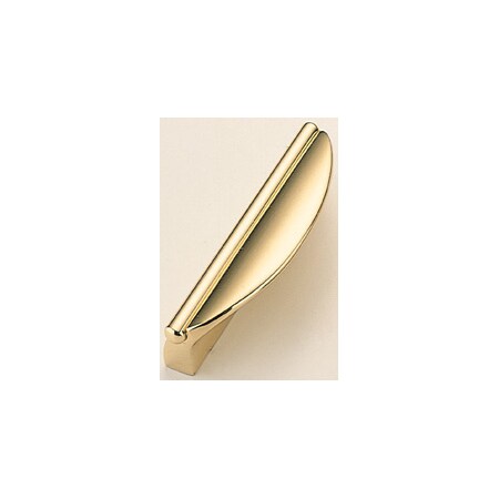 Omnia Center to Center Finger Cabinet Pull Satin Nickel by Bright Brass 2" 9416/51.15/.3