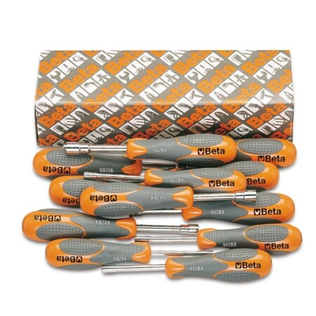 Beta Hi-Torque Hex Nut Spinners Set, 12 pcs. 009420030