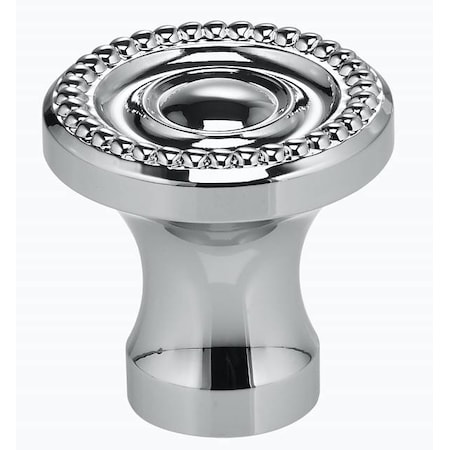 Omnia Beaded Cabinet Knob Bright Chrome 1-1/4" 9430/32.26
