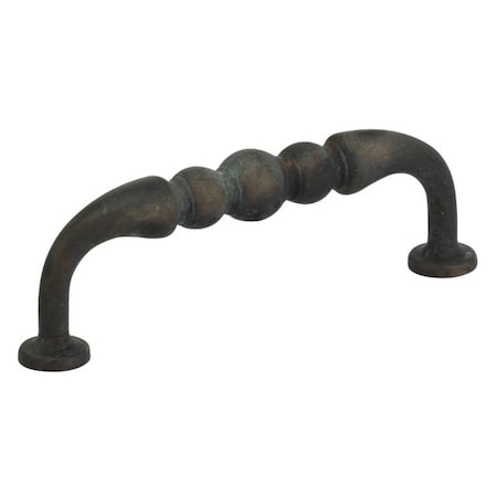 Omnia Center to Center Traditional Wire Cabinet Pull Vintage Brass 3-1/2" 9441/89.VB