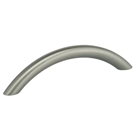 Omnia Arched 3-3/4" Center to Center Cabinet Pull Satin Stainless Steel 9450/96.32D